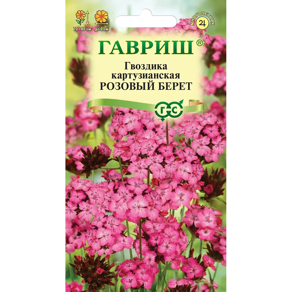 гвоздика картузианская розовый берет 0-05г
