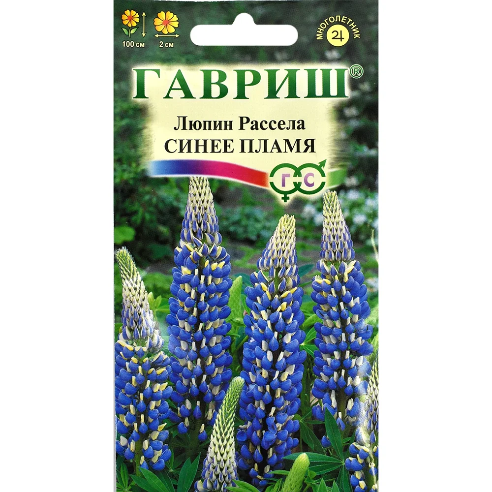 люпин декоративный синее пламя 0-5г