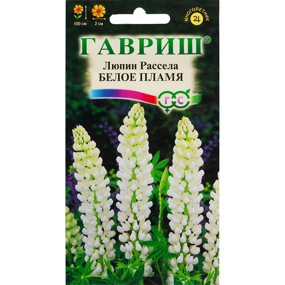 люпин рассела белое пламя 0-5г