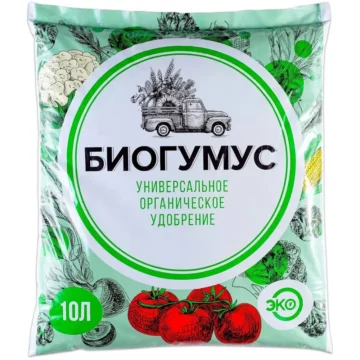Биогумус (вермикомпост) 10л