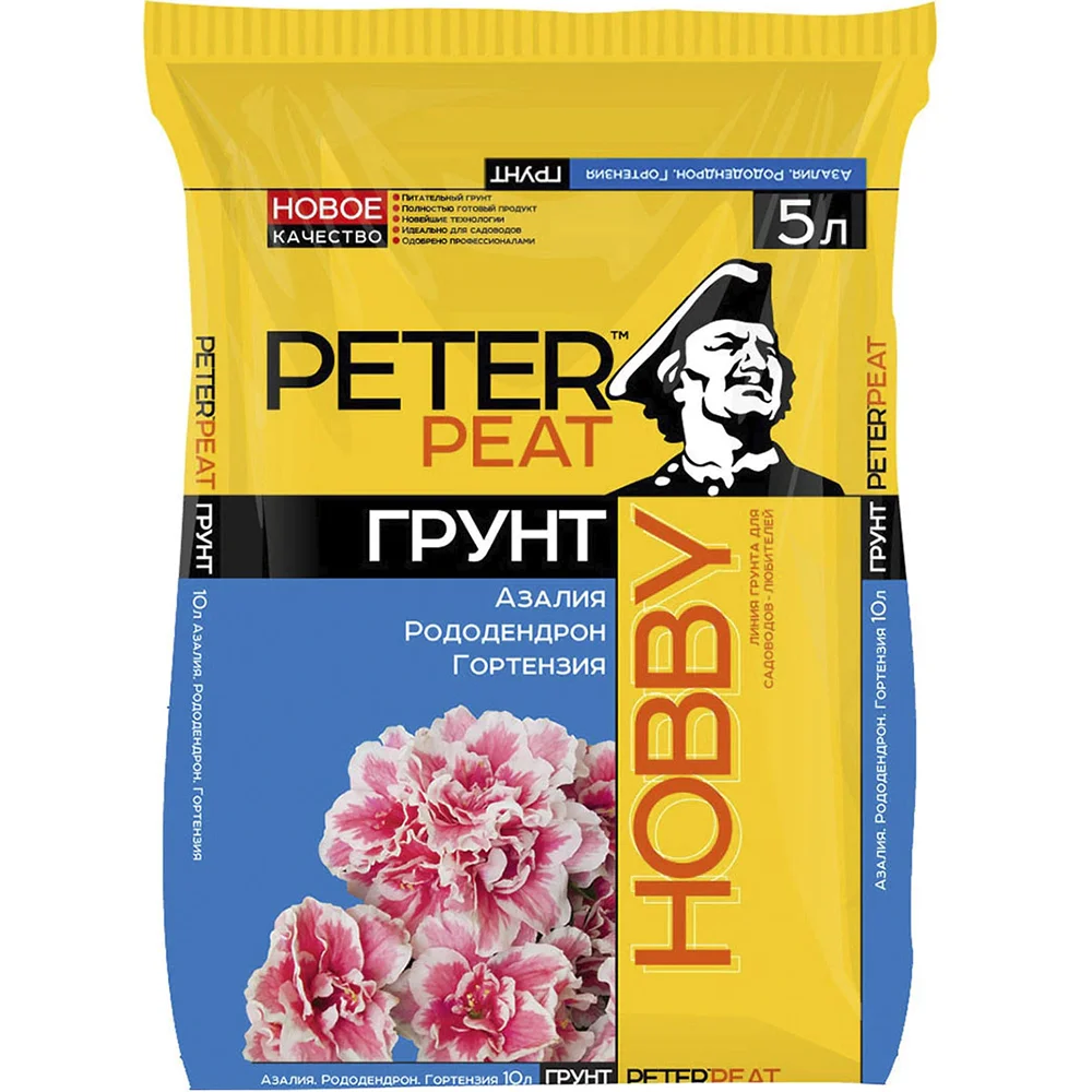 грунт хобби для рододендронов- азалий и гортензий- 5л