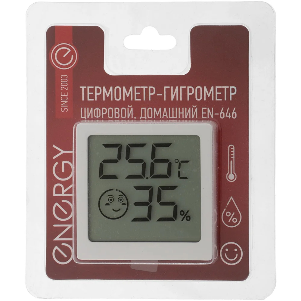 термометр электронный en-646 с гигрометром