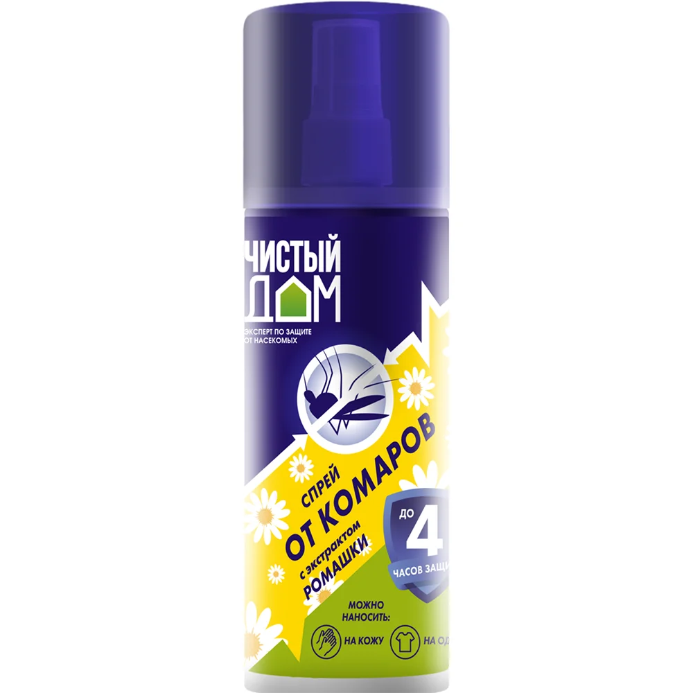 спрей от комаров с экстрактом ромашки 95мл