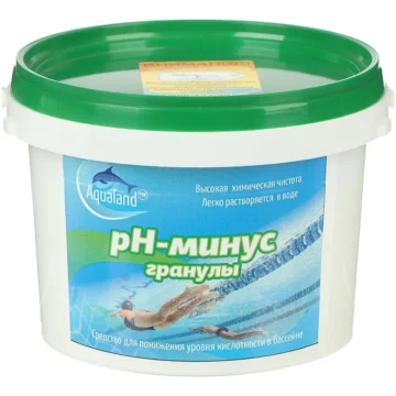 Средство для уменьшения уровня ph воды PH-Минус 1кг