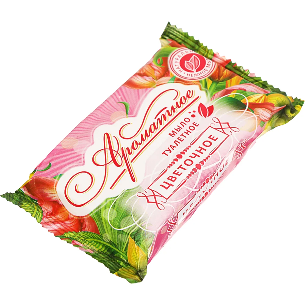 мыло туалетное ароматное цветочное 90г