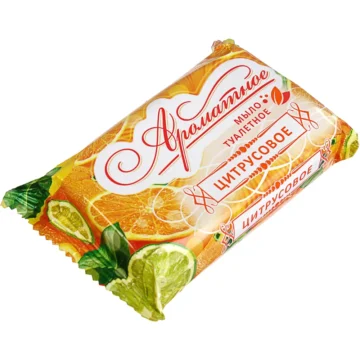 Мыло туалетное Ароматное Цитрусовое 90г