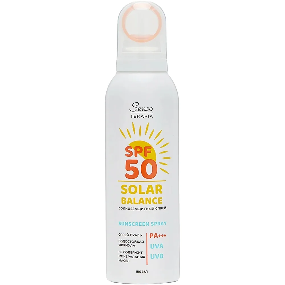 солнцезащитный спрей-вуаль spf50 водостойкий 180мл